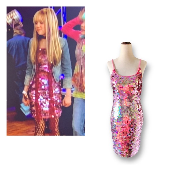 Hannah Montana’s Wardrobe, pink sequin dress - Picture 1 of 13